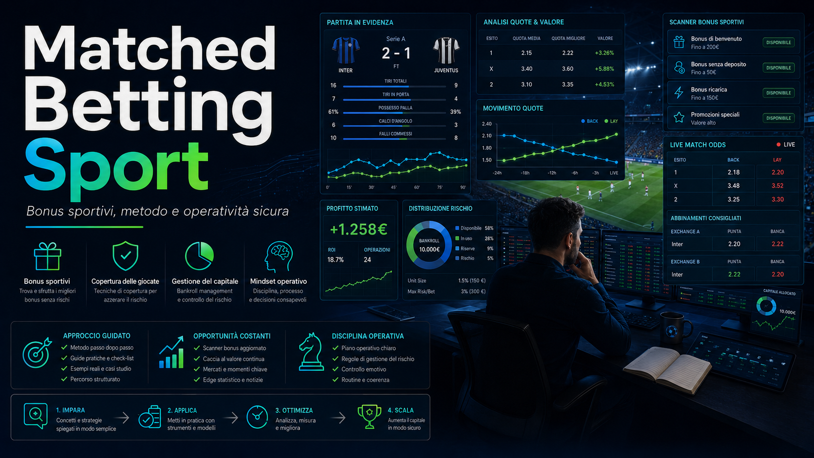 Copertina del corso Matched Betting Sport